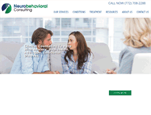 Tablet Screenshot of neurobehavioralconsulting.com